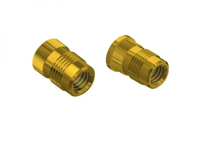 THREADED INSERTS FOR PLASTIC WITH ASSEMBLY BY PRESSURE UFL_HFL