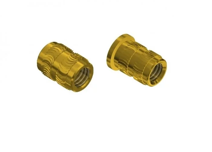 THREADED INSERTS FOR PLASTIC WITH HEAT ASSEMBLY UHL_HHL