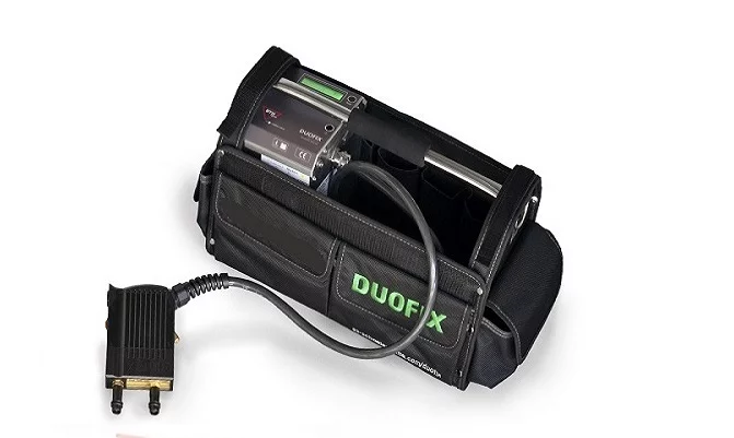 DUOFIX - BATTERY-POWERED STUD WELDING UNIT FOR MOUNTING OF HEAT COST ALLOCATORS